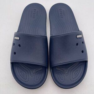Crocs Unisex CROCBAND III SLIDE Navy Blue US Men's 8 Women's 10 T17